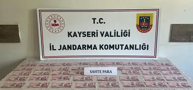 Kayseri'de sahte para operasyonu!
