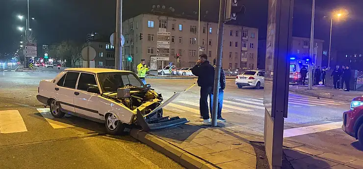 Kayseri'de trafik kazası ucuz atlatıldı