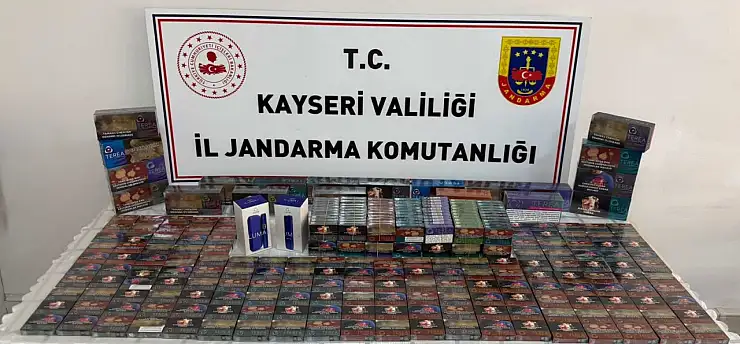 Kayseri jandarmasından kaçakçılara geçit yok! 10 bin adet ele geçirildi