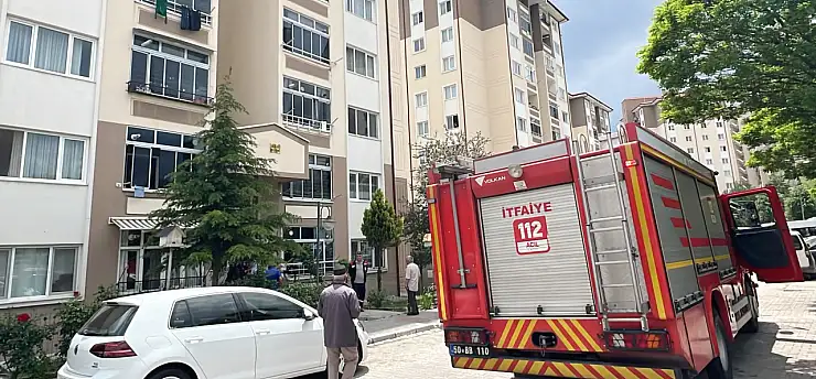 Kayseri'ye gittiler, geride bıraktıkları hata itfaiyeyi harekete geçirdi