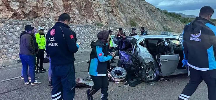 Malatya - Kayseri yolunda kaza: 8 yaralı