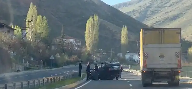 Malatya-Kayseri karayolunda kaza