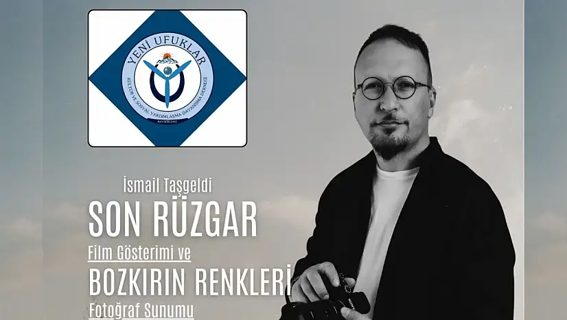 11 festivalde ödül alan Kayserili yönetmen sanatseverlerle buluşacak