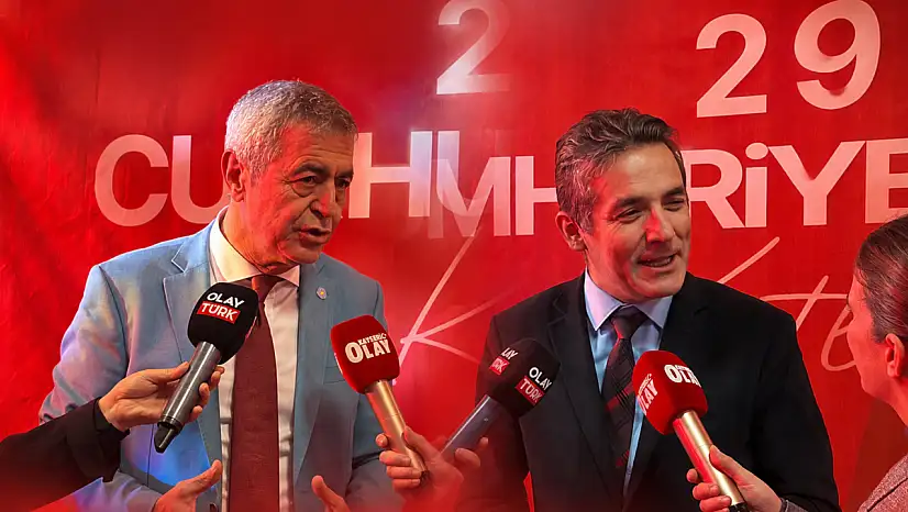 29 Ekim resepsiyonunda dikkat çeken sözler: Yücel ve Şener konuştu