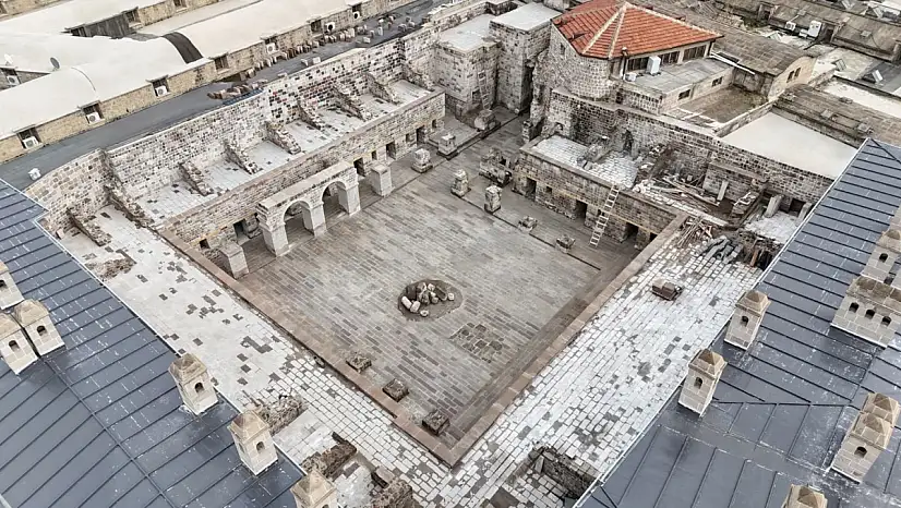 525 yıllık Gön Han'da son rötuşlar