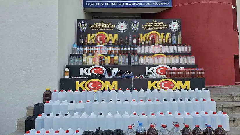 660 litre sahte içki ele geçirildi