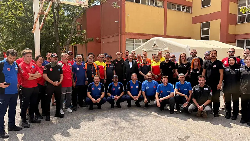 AFAD Kayseri'den İstanbul depremi hazırlığı: 60 kişilik ekip sahaya indi