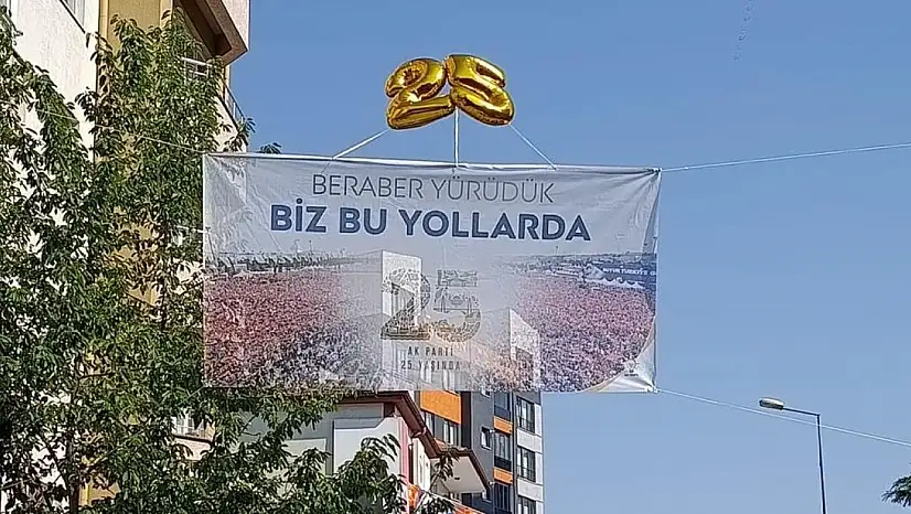 AK Parti'nin 25. Yıldönümü Talas'ta kutlandı!