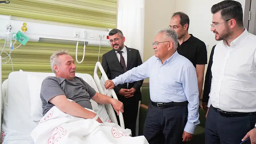 AK Partili Başkan hastaneye kaldırıldı! Büyükkılıç ziyaret etti