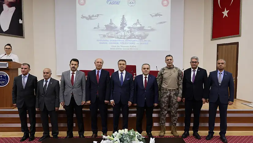 Savunma sanayinin gücü ERÜ'de konuşuldu