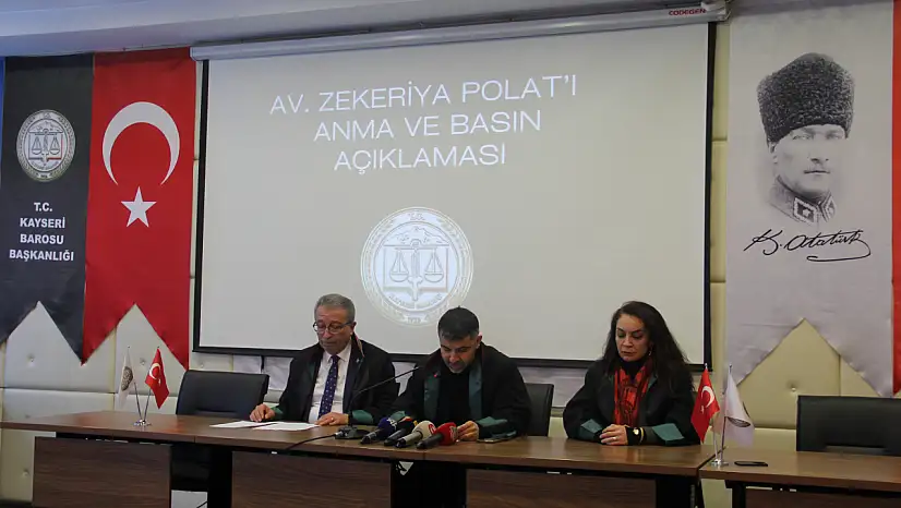 Avukat cinayetine Kayseri'den tepki!