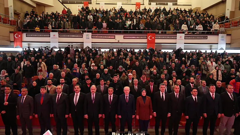 Bakan Kurum'dan Kayseri açıklaması! Gözler kura çekilişine çevrildi