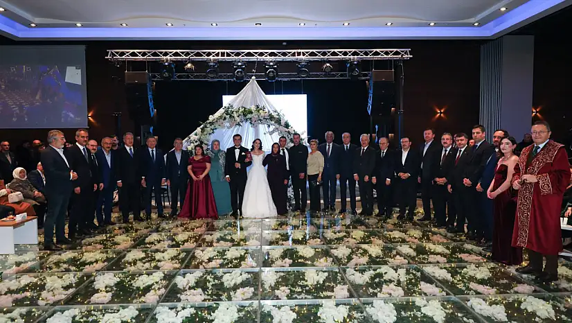 Bakan Yardımcısı'nın oğlu evlendi! Kayseri'den bakın kim katıldı?