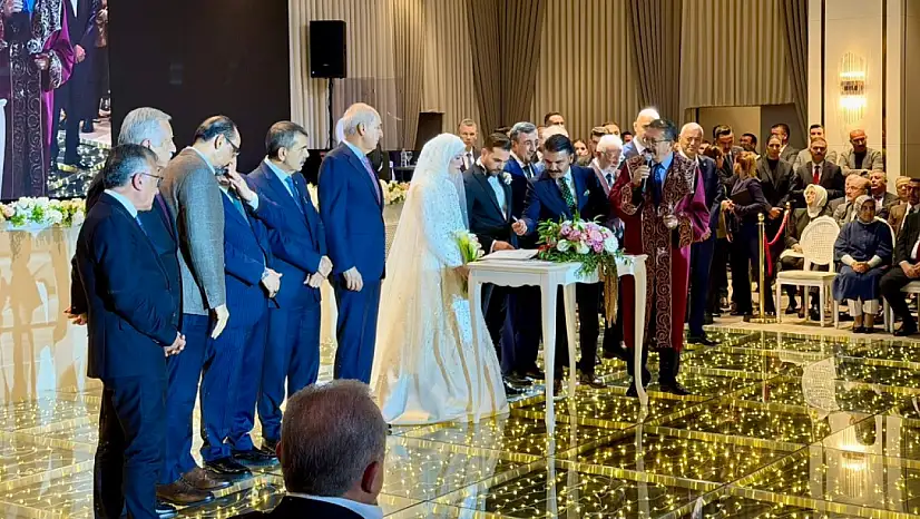 Bakan Yumaklı'nın mutlu gününe Kayseri'den önemli katılım