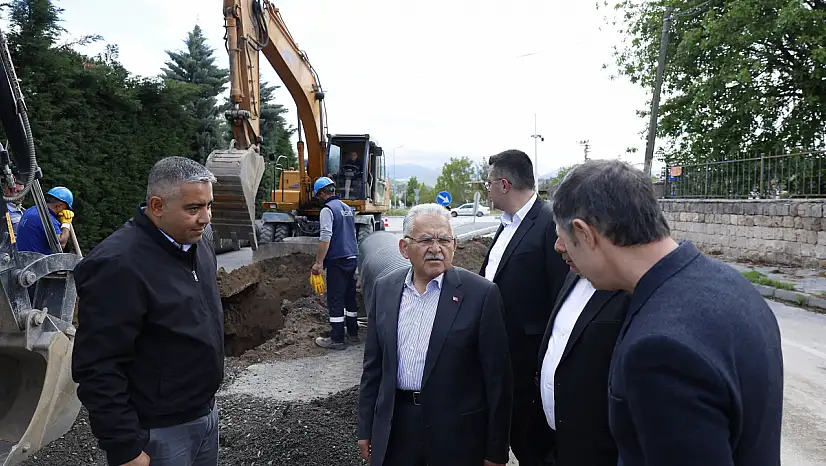 Başkan Büyükkılıç yatırımı inceledi: 25 milyon TL'lik!