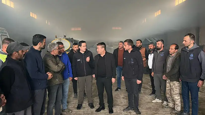Başkan Metin çalışanlarla buluştu!