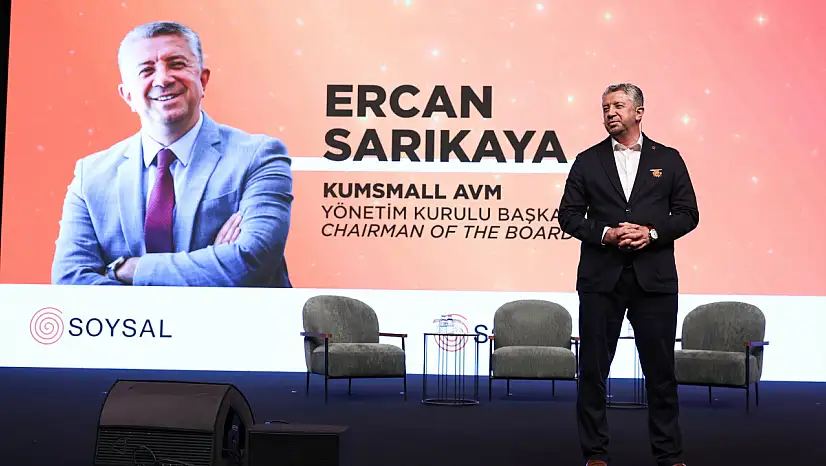 Başkan Sarıkaya İstanbul'da Kumsmall'ı anlattı