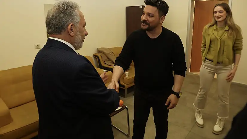 Başkan Yalçın Oğuzhan Uğur'la buluştu