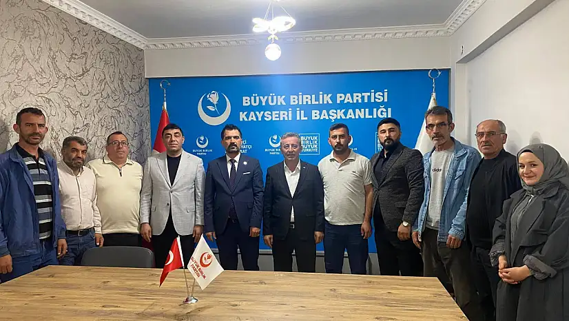 BBP Kayseri'de 16 ilçe için düğmeye bastı! İlk durak Develi