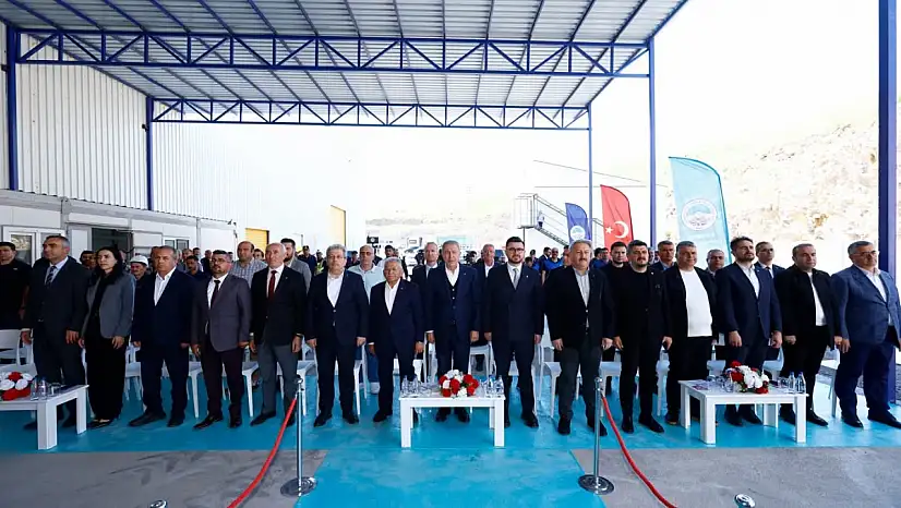 Bin 200 ton evsel atığı işleyecek tesis açıldı!