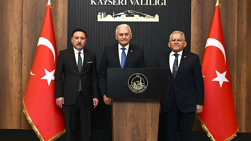 Binali Yıldırım'dan ilk ziyaret Kayseri Valiliği'ne