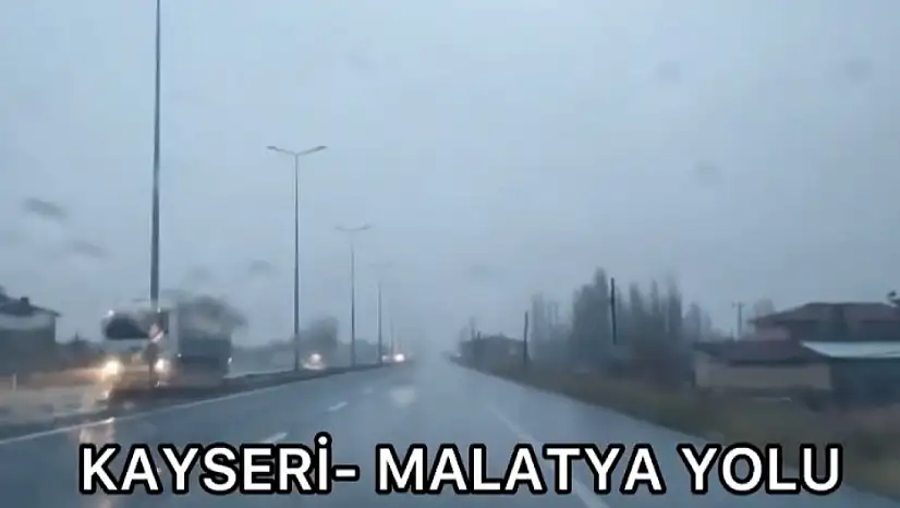 Bölge trafik ekiplerinden uyarı: Islak zemin ve yağış var