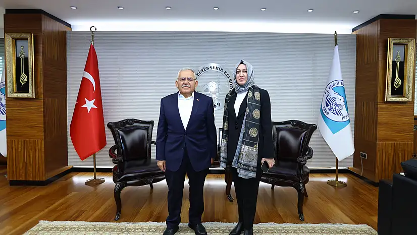 Büyükkılıç, Kayseri'nin ilk Kadın İlçe Başkanını ağırladı