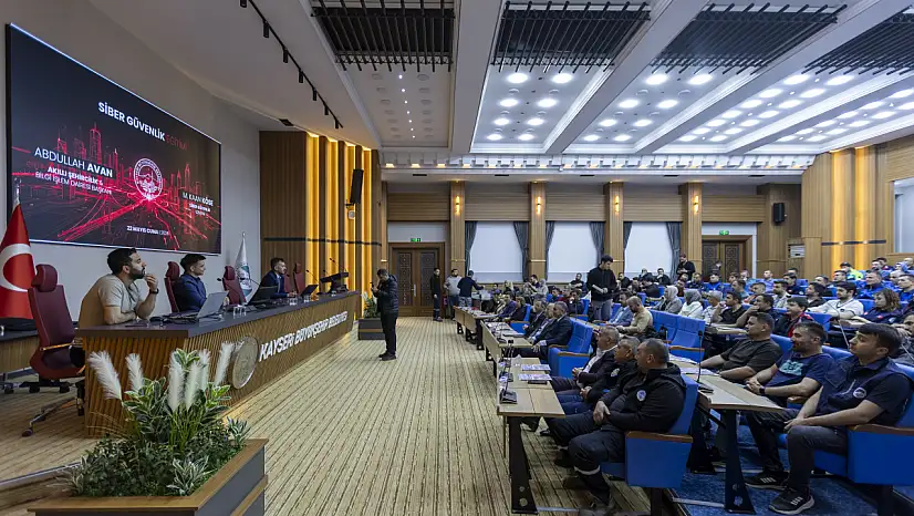 Büyükşehir'den personeline eğitim: Siber Güvenlik Farkındalık Eğitimi