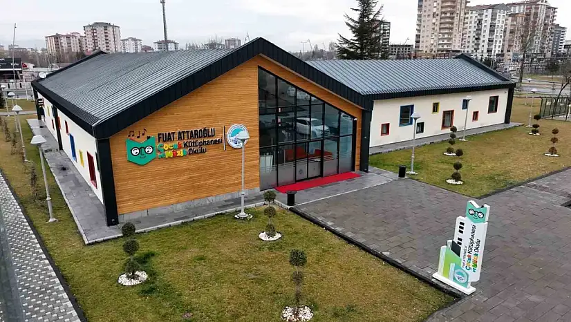 Kayseri'deki bu kütüphane sadece çocuklar için...