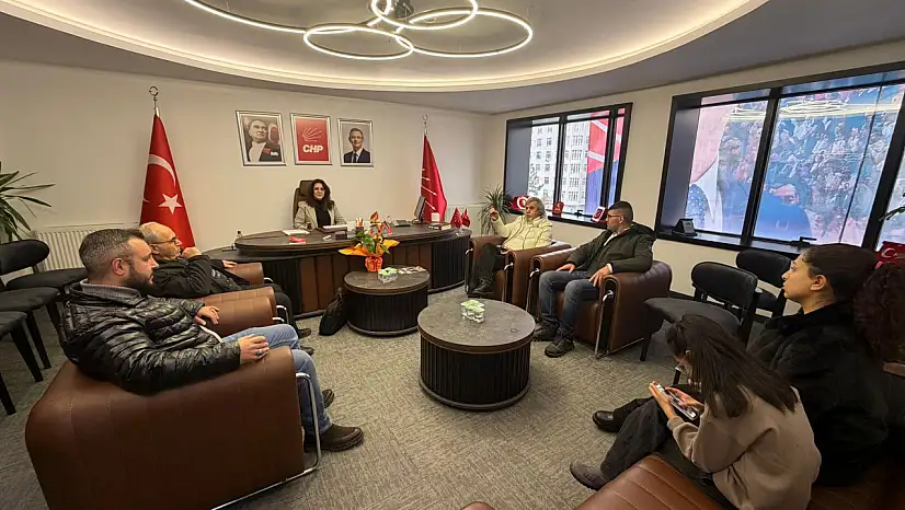 CHP İl Başkanı Özer'in dikkat çeken misafiri