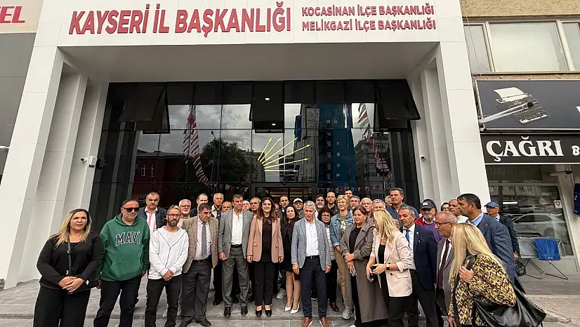 CHP Kayseri'de yeni Başkan yeni il binasını gezdi!