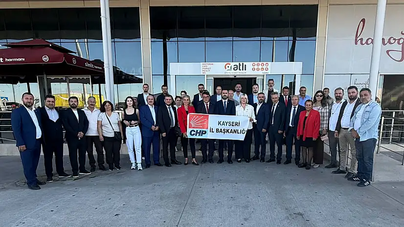 CHP Kayseri teşkilatı yola çıktı, Ankara'ya gidiyor...