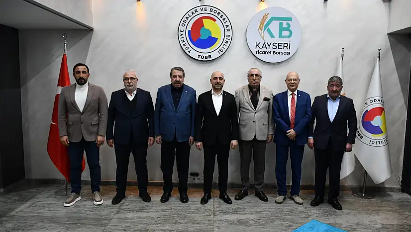 Dev isimler Kayseri'de bir araya geldi! Bu toplantıya bakın kimler katıldı?