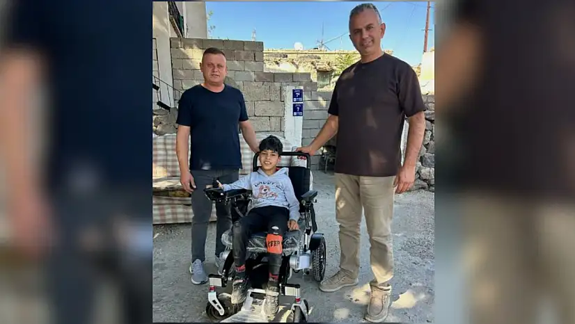 Engelli çocuğun hayali gerçek oldu