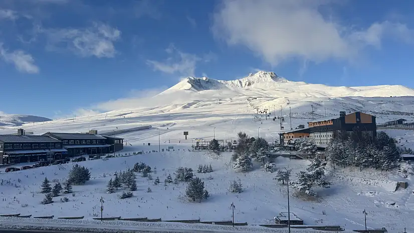 Erciyes Kayak Merkezi boş kaldı! Bugün kayak yapılmayacak