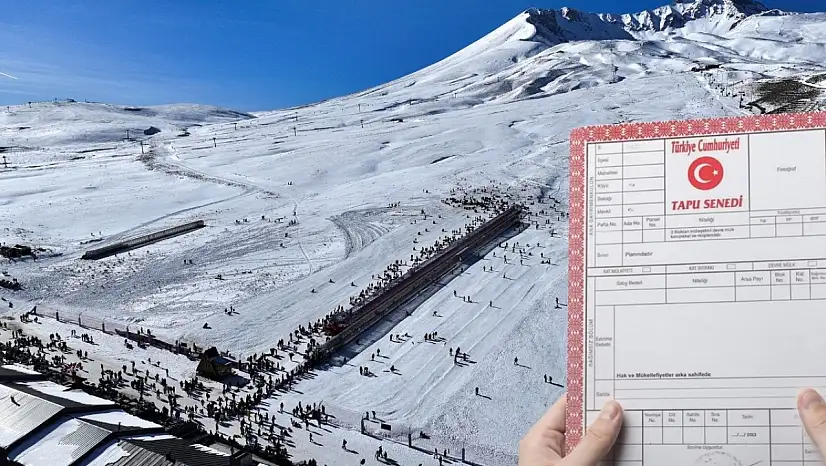 Erciyes Kayak Merkezi'nin tapusu bakın kimdeymiş?