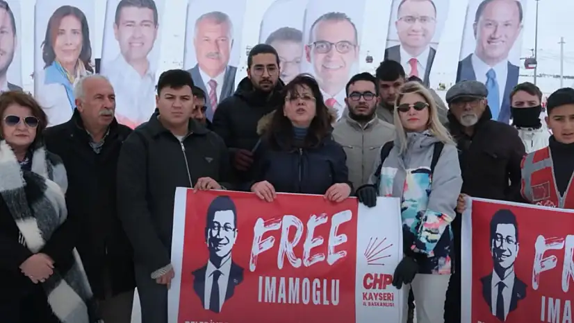 Erciyes'te Ekrem İmamoğlu afişi açtılar!