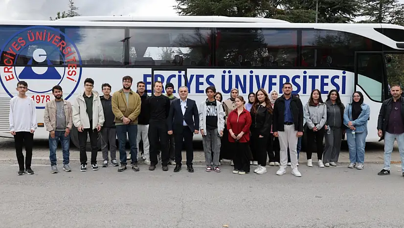 Erciyes Üniversitesi öğrencileri Kayseri'yi bu rotayla tanıdı