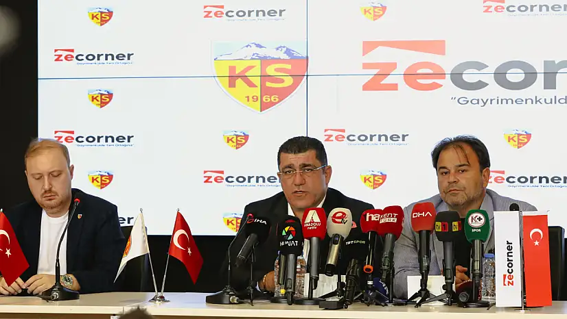 İmzalar atıldı. Kayserispor artık Zecorner Kayserispor, hedef Avrupa