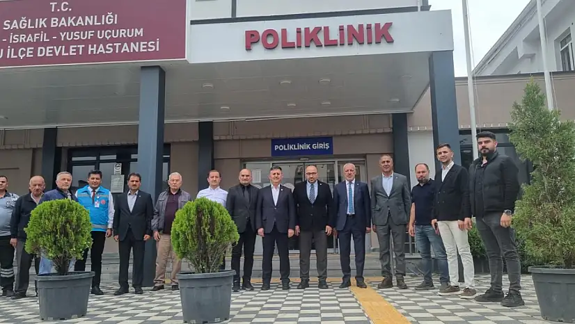 İncesu'da hastaları sevindiren ziyaret!  Milletvekili ziyaret etti