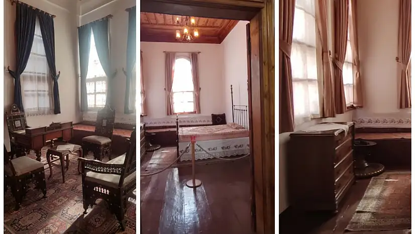 İşte Atatürk'ün Kayseri'deki yatağı ve çalışma masası!