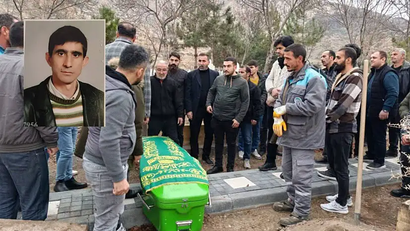 Kalbine yenik düşen işçi son yolculuğuna uğurlandı