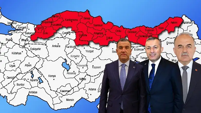 Karadeniz'de Kayseri rüzgarı! 3 şehri Kayserililer yönetiyor