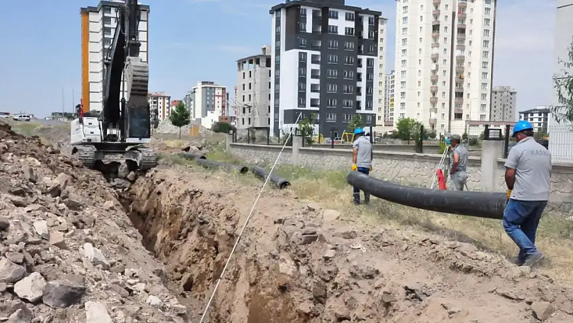 KASKİ'den yeni kanalizasyon şebeke hattı yatırımı