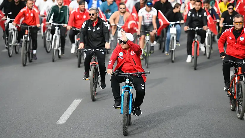 Kayseri 'Cumhuriyetin Gücüyle Pedallladı'