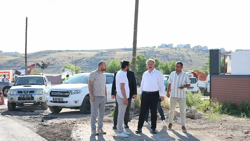 Kayseri'de 4 mahalleyi sevindiren çalışma