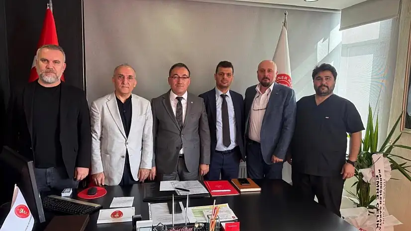 Kayseri'de 6 dönem sonra Başkan değişmişti! Hayırlı olsun ziyareti