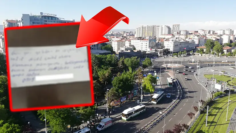 Kayseri'de eski Müdürün aracına çarpıp, gidenlerin bıraktığı not dikkat çekti!