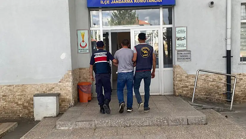 Kayseri'de aranan şüpheli jandarmadan kaçamadı