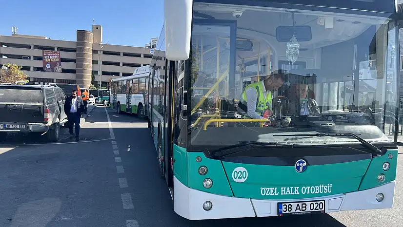 Kayseri'de binlerce yolcuyu ilgilendiriyor! Yeni sistem bugün başladı